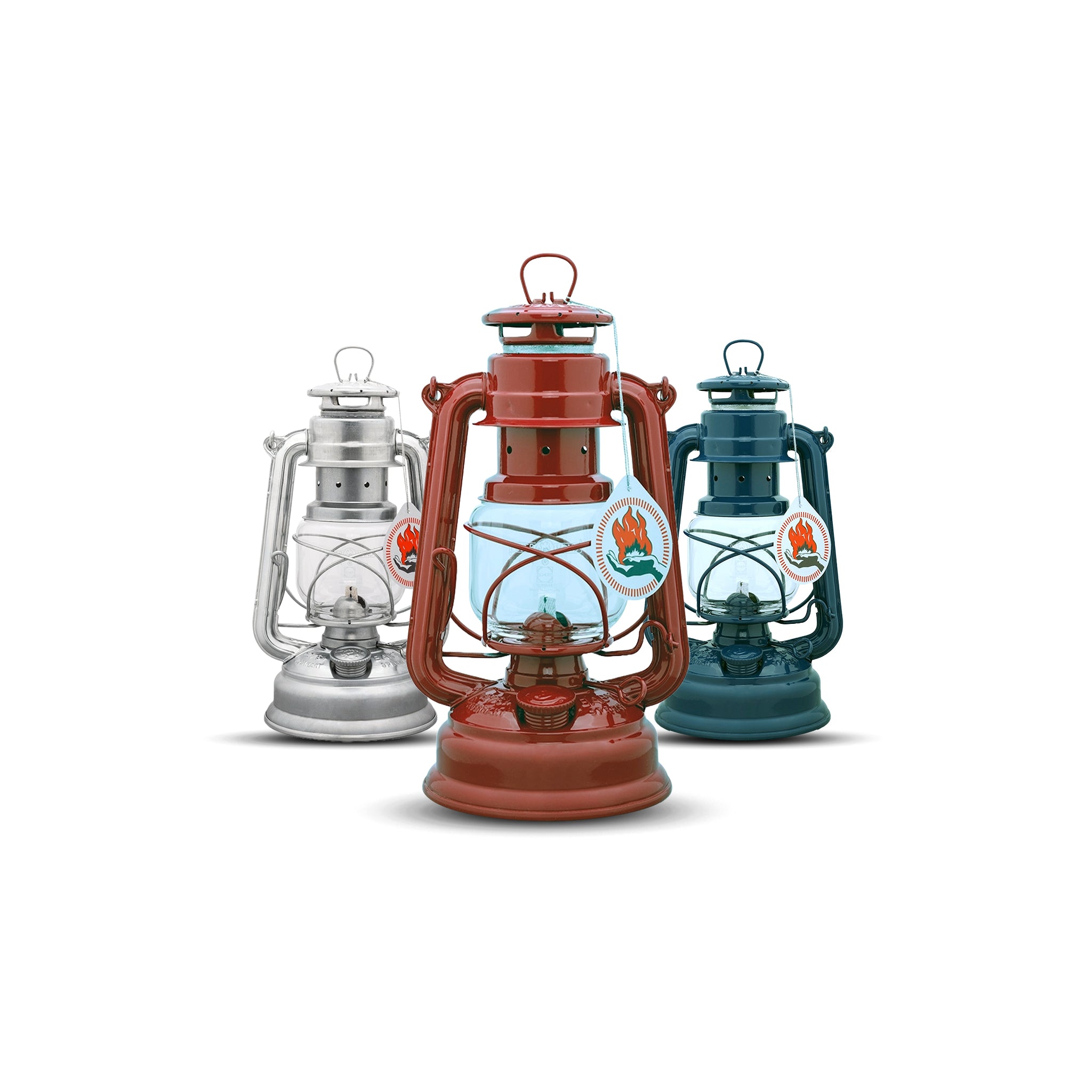 Ensemble de lanternes tempête Feuerhand Original "allumez votre feu".