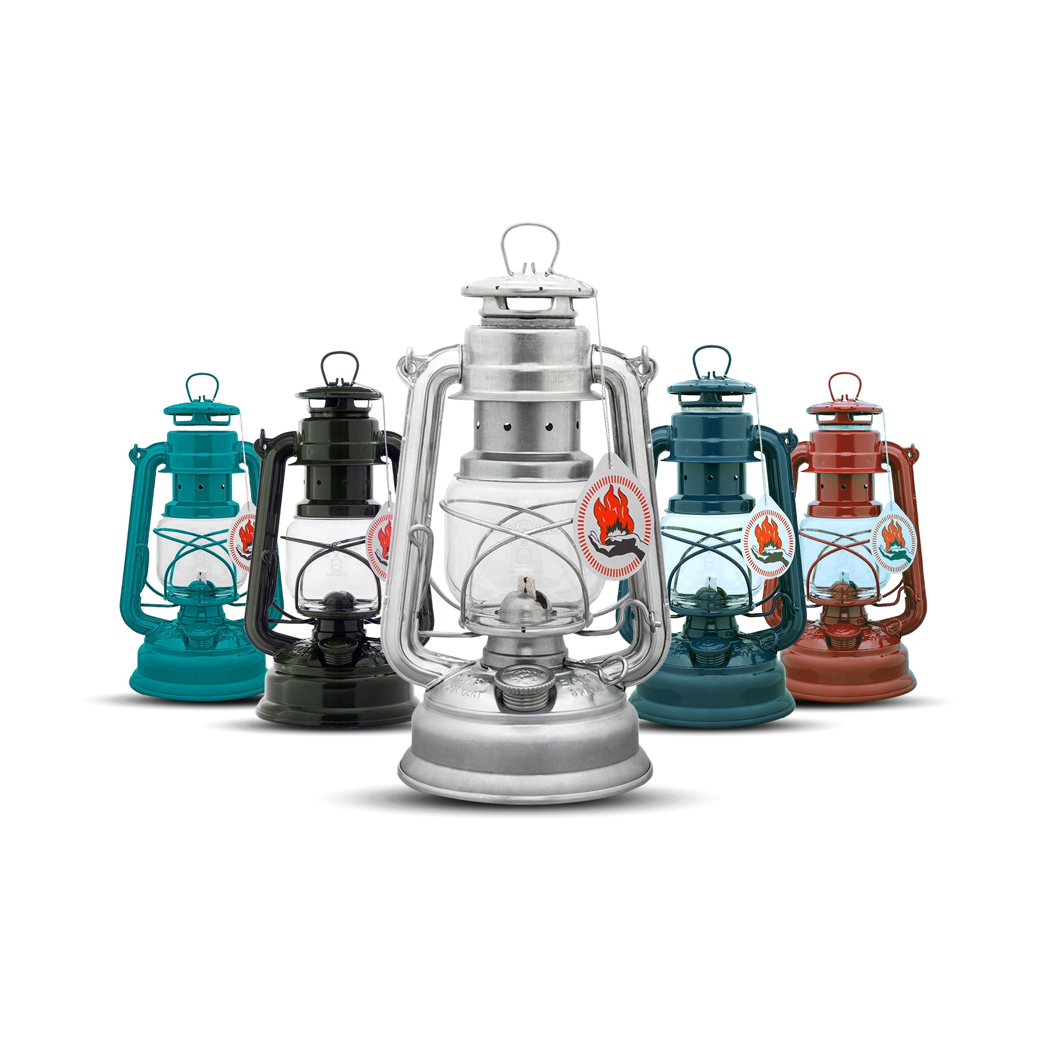 Feuerhand Original storm lantern "light your fire" set.