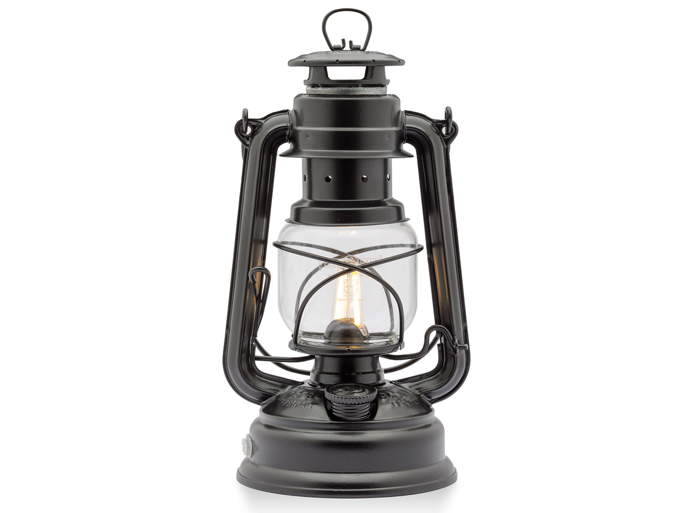 Feuerhand LED Stormlamp 276 Mat Zwart, inclusief gratis batterijen