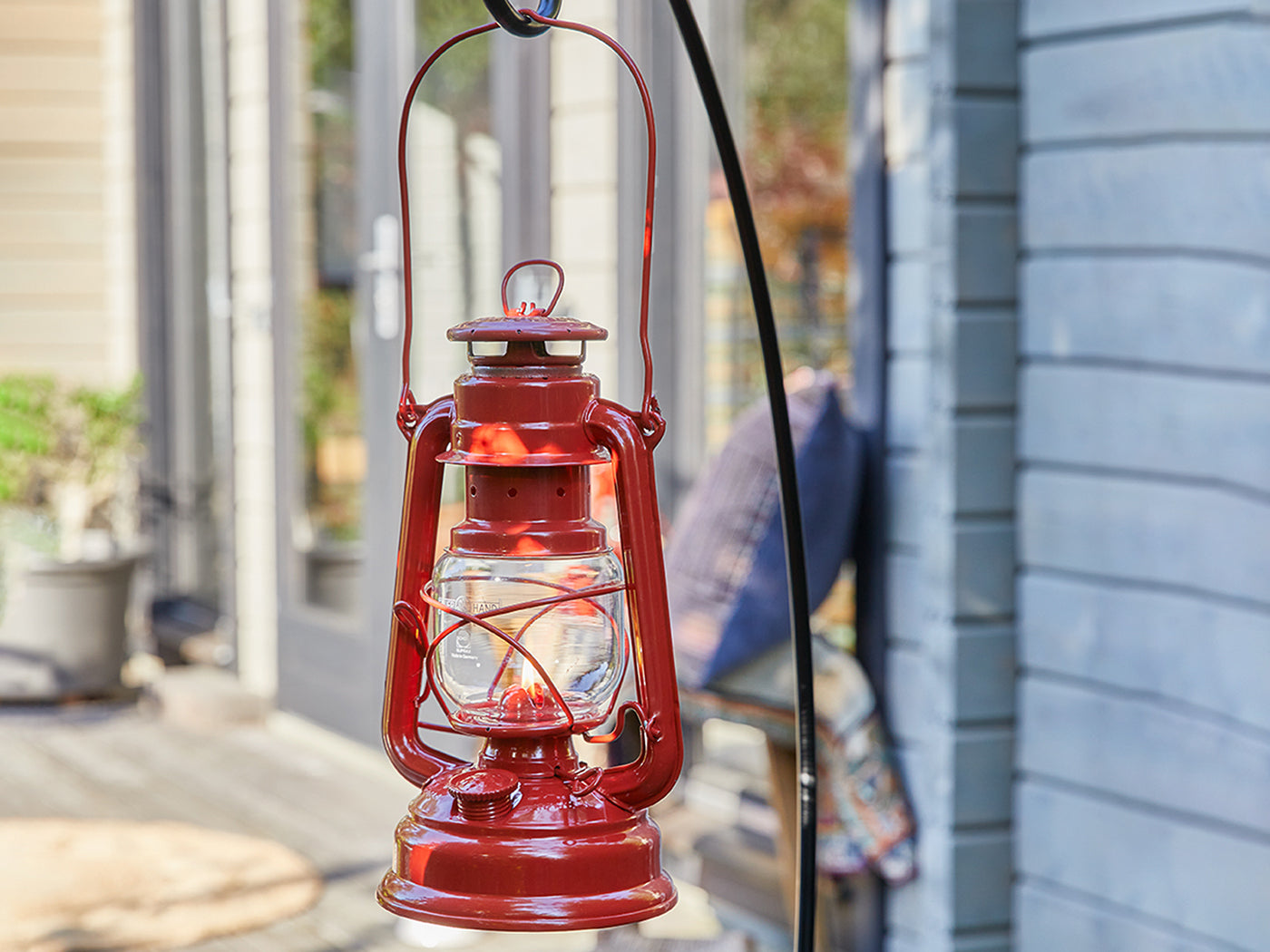 Feuerhand Storm Lamp/Oil Lamp 276 Stone Red