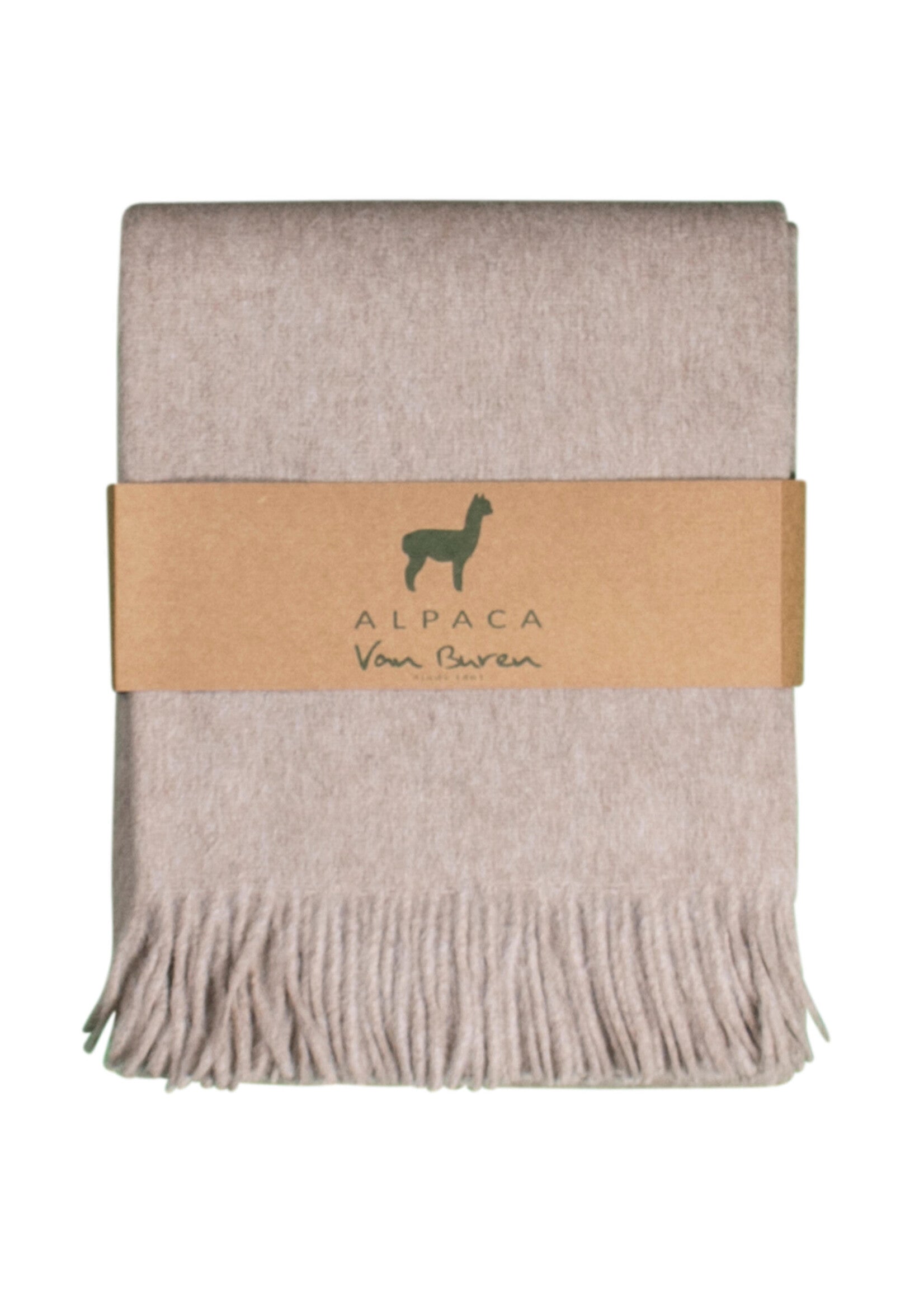 Van Buren Plaid van Zijdezacht Alpacawol in 13 actuele kleuren