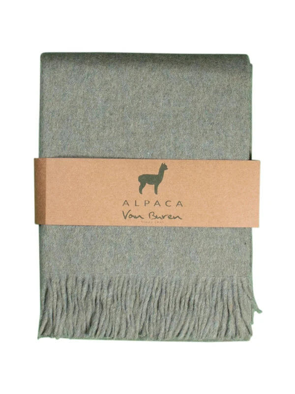 Van Buren Plaid van Zijdezacht Alpacawol in 13 actuele kleuren