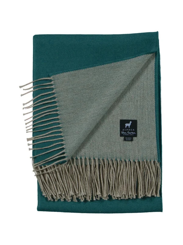 Lichte van Buren Plaid van Zijdezacht Alpacawol in 6 actuele kleuren