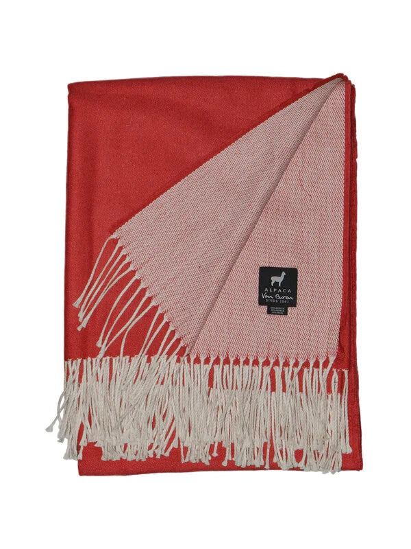 Lichte van Buren Plaid van Zijdezacht Alpacawol in 6 actuele kleuren