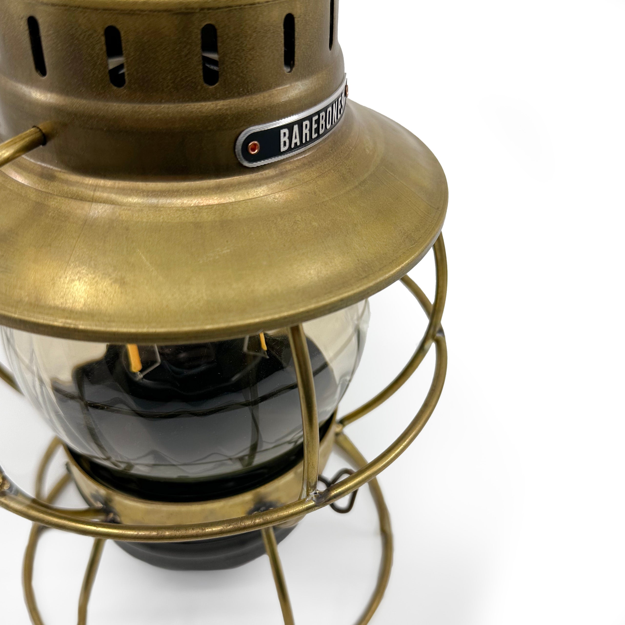 Barebones Railroad Lantern Messing -Koper Industrieel.