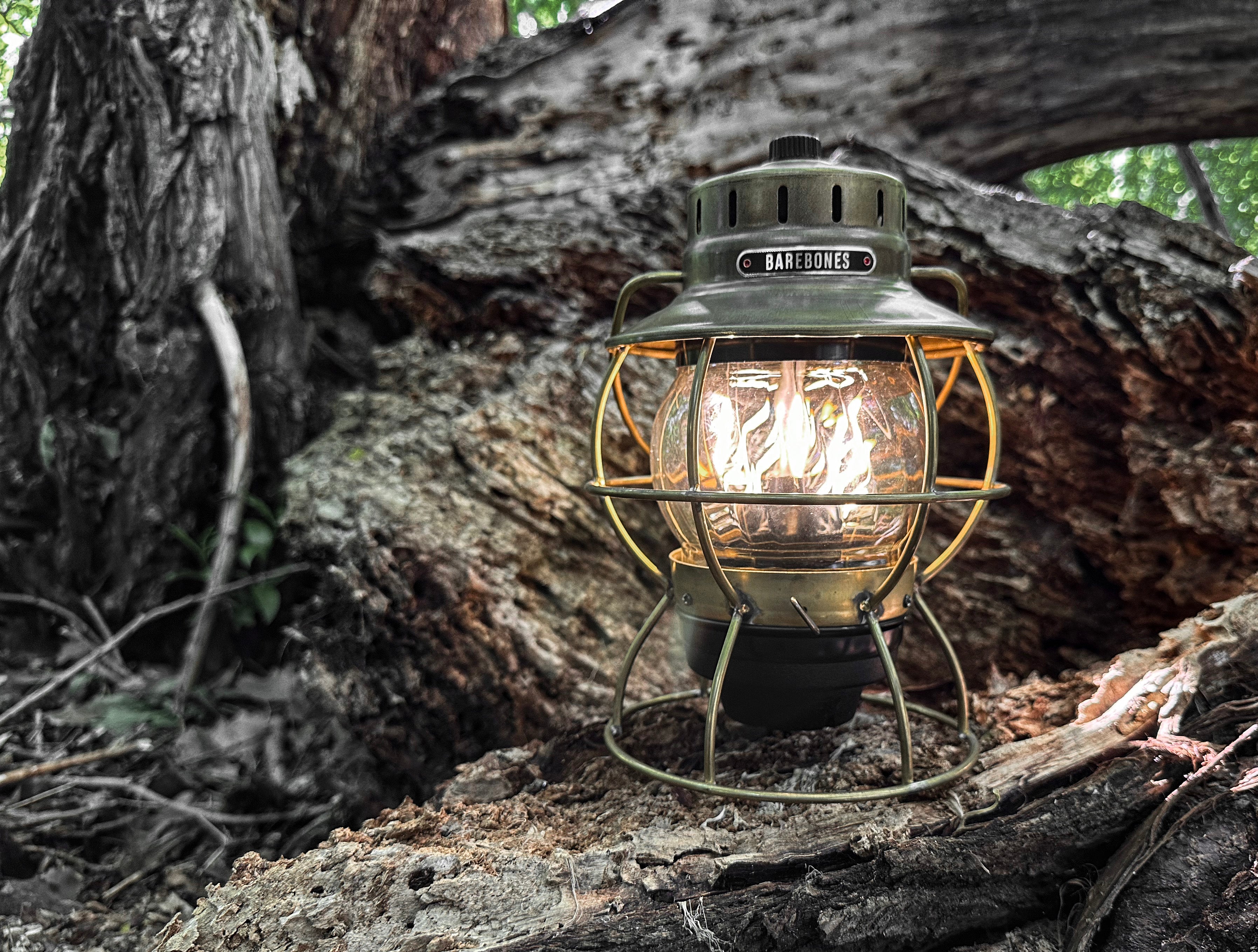 Barebones Railroad Lantern Messing -Koper Industrieel.