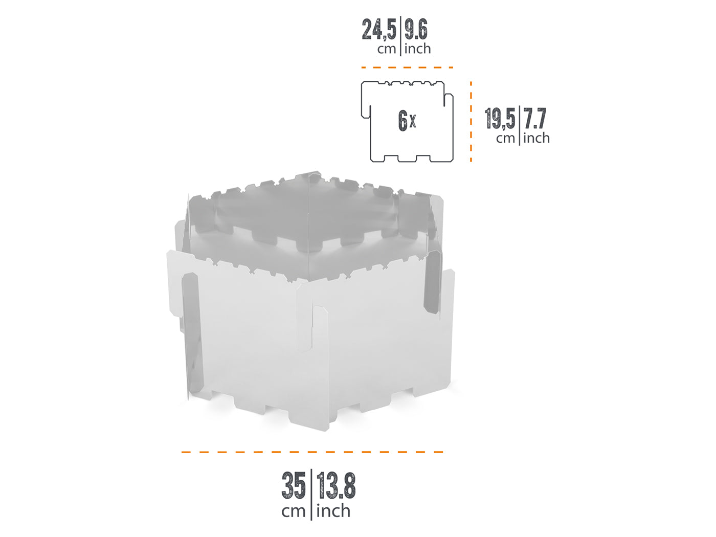 Petromax Atago Reflector screen