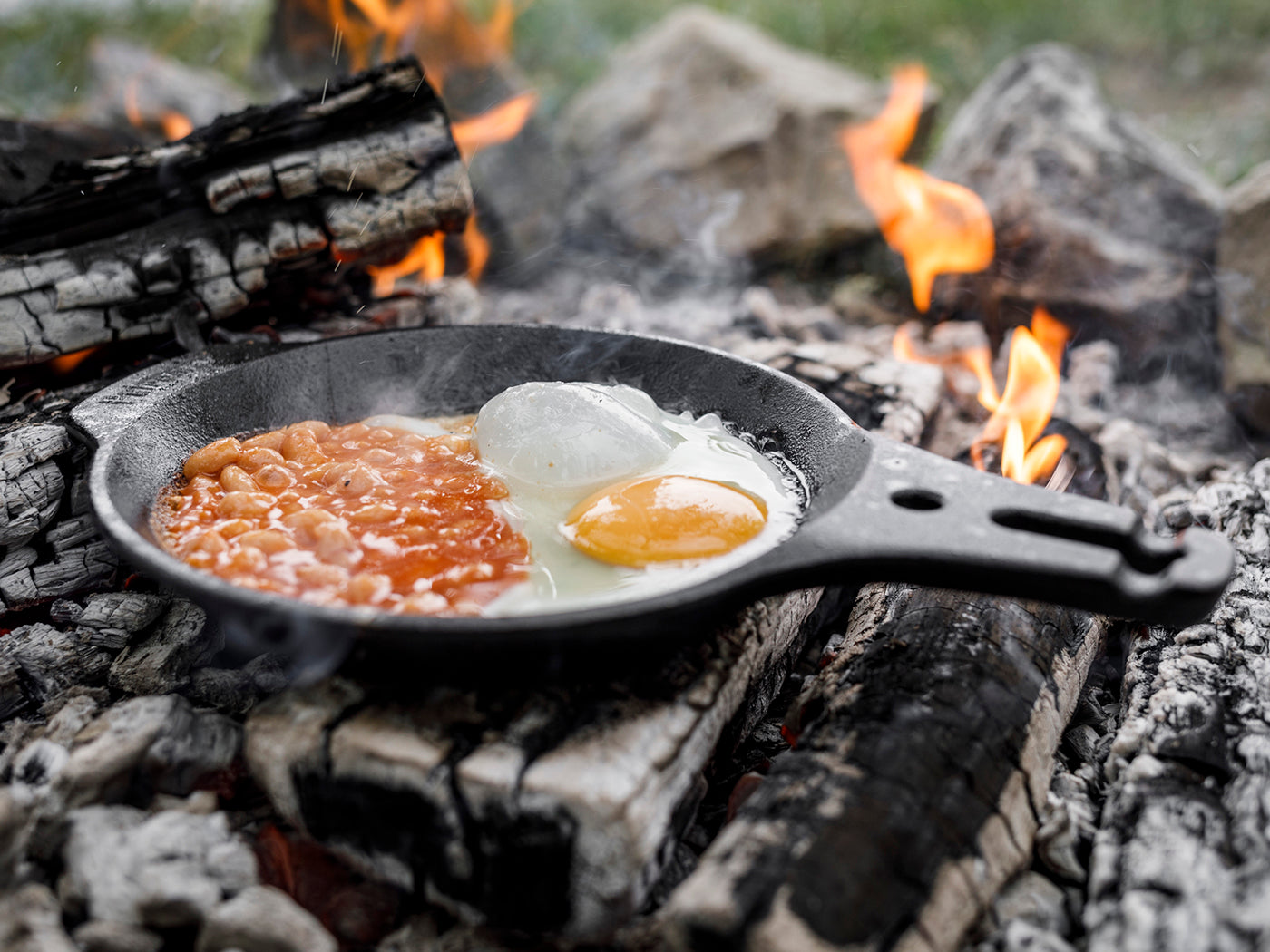 Petromax Gietijzeren Koekenpan met afneembare steel