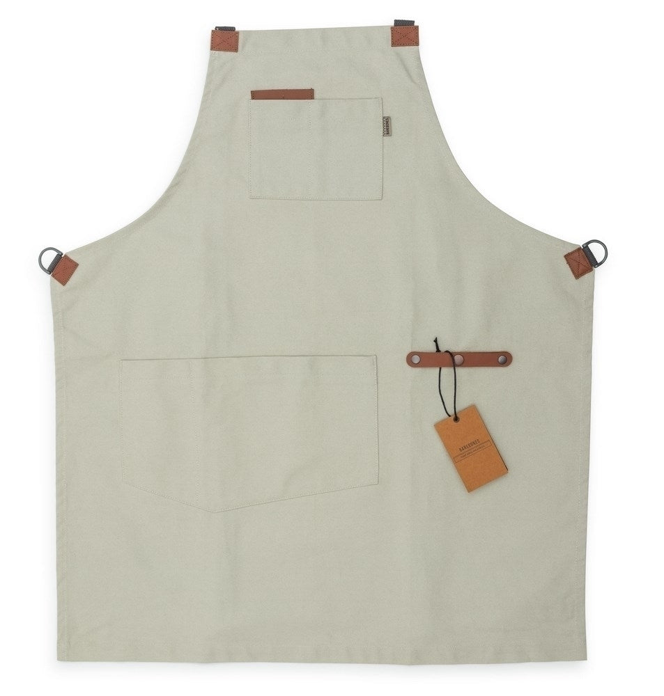 Barebones Barbecue Schort - Zwart of ecru