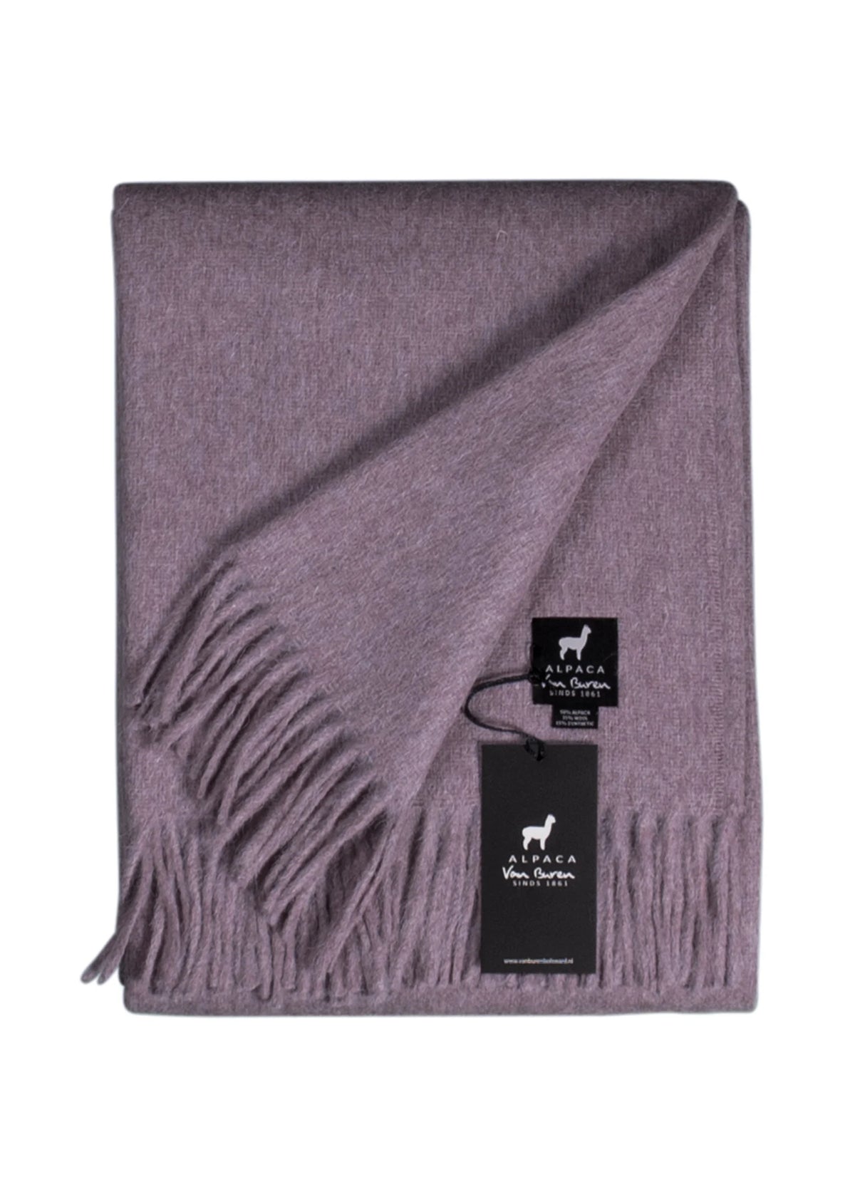 Van buren Alpaca plaid paars (Nieuwe kleur)