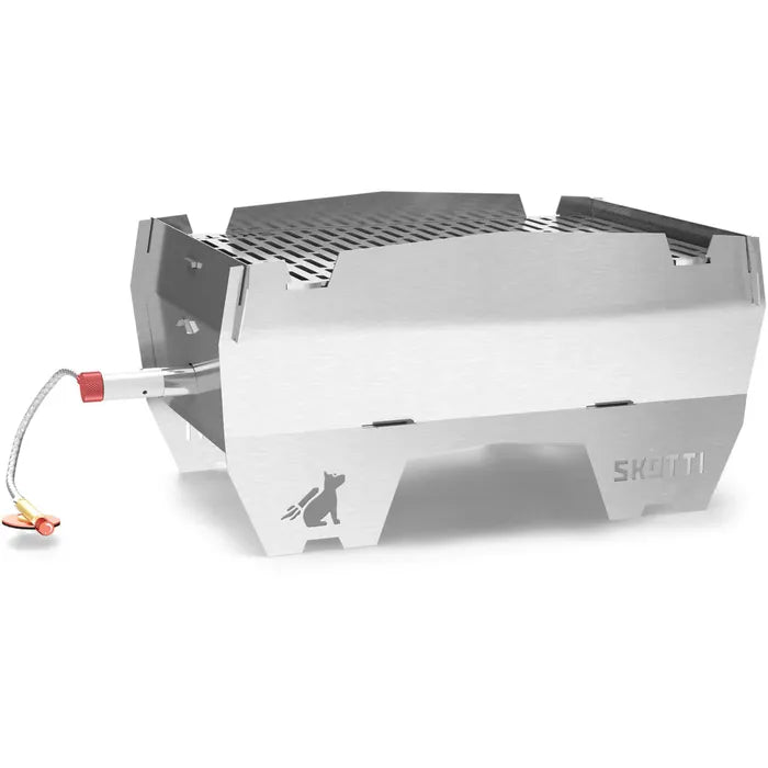 De balkon sensatie van deze zomer! De zeer compacte Skotti gas Grill