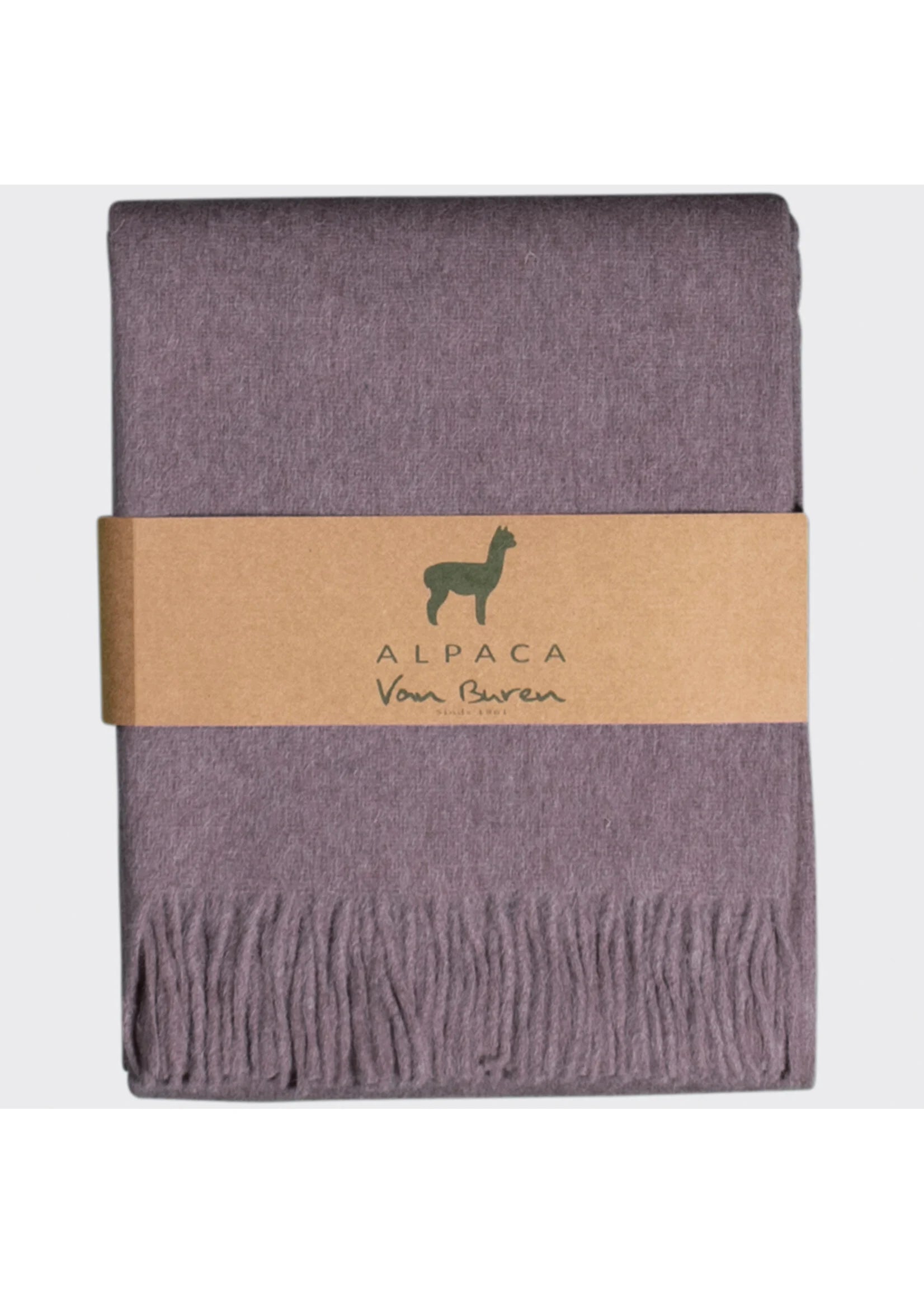 Van buren Alpaca plaid paars (Nieuwe kleur)