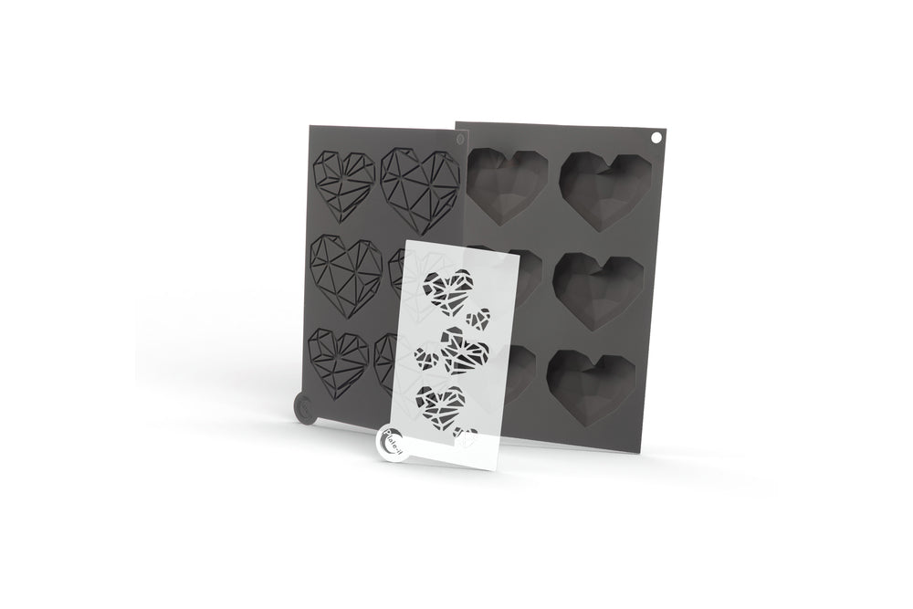 Plate-It Garneermallen Love at First Bite 3-delige set