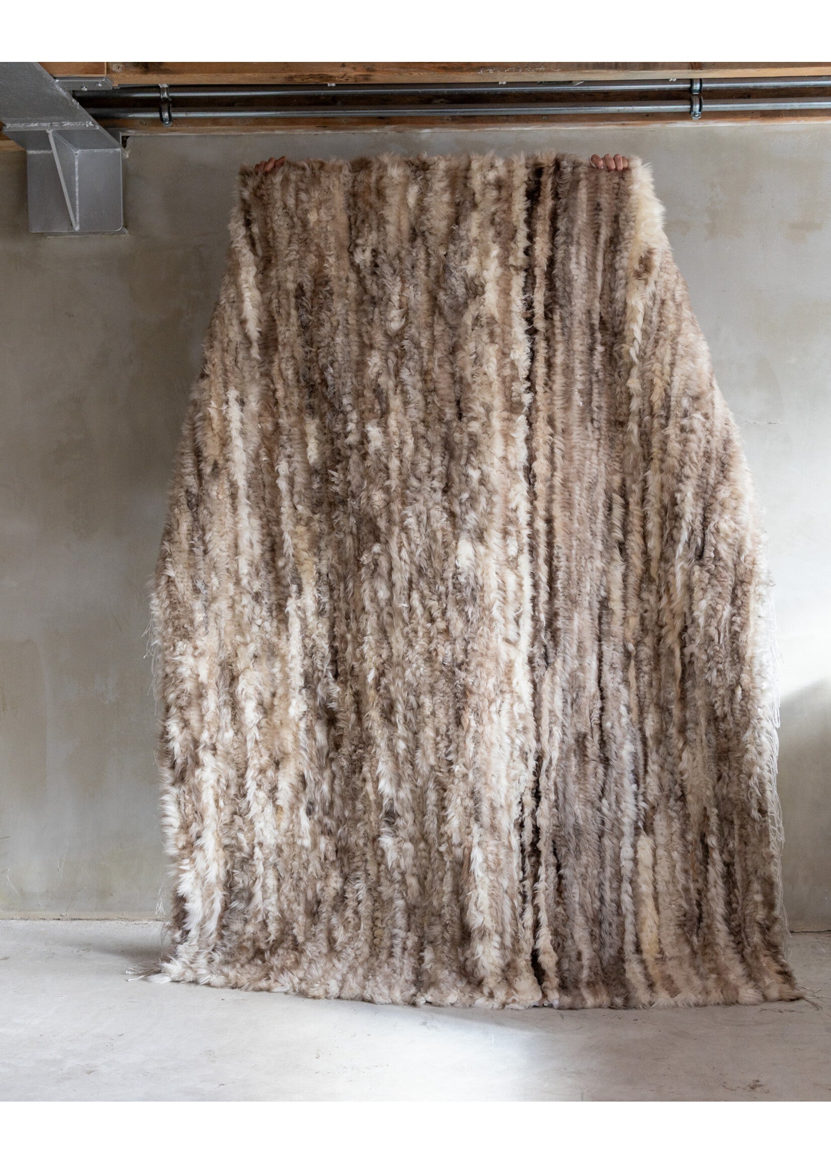 Van Buren Grof geknoopt schapenvacht vloerkleed schapenvacht karpet - 200x160cm