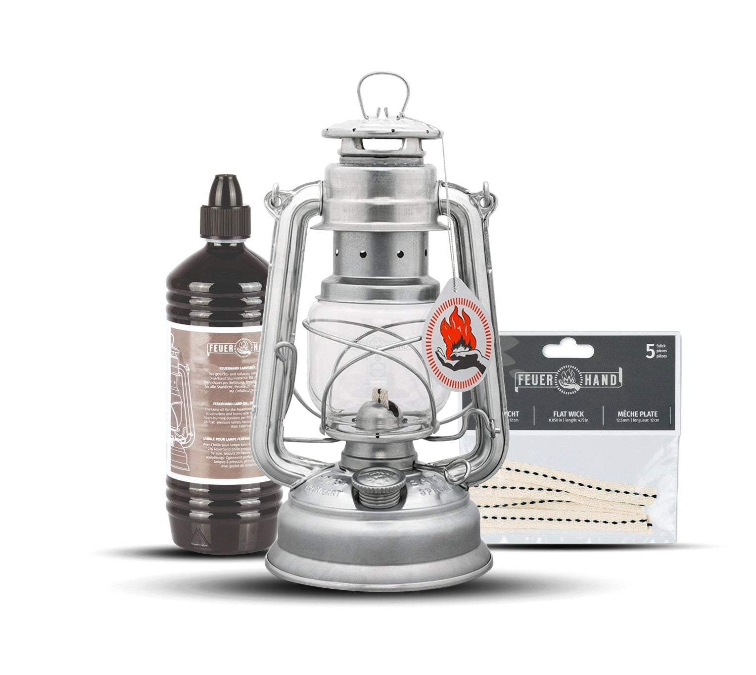 Feuerhand Stormlamp/Olielamp 276 Cadeauset