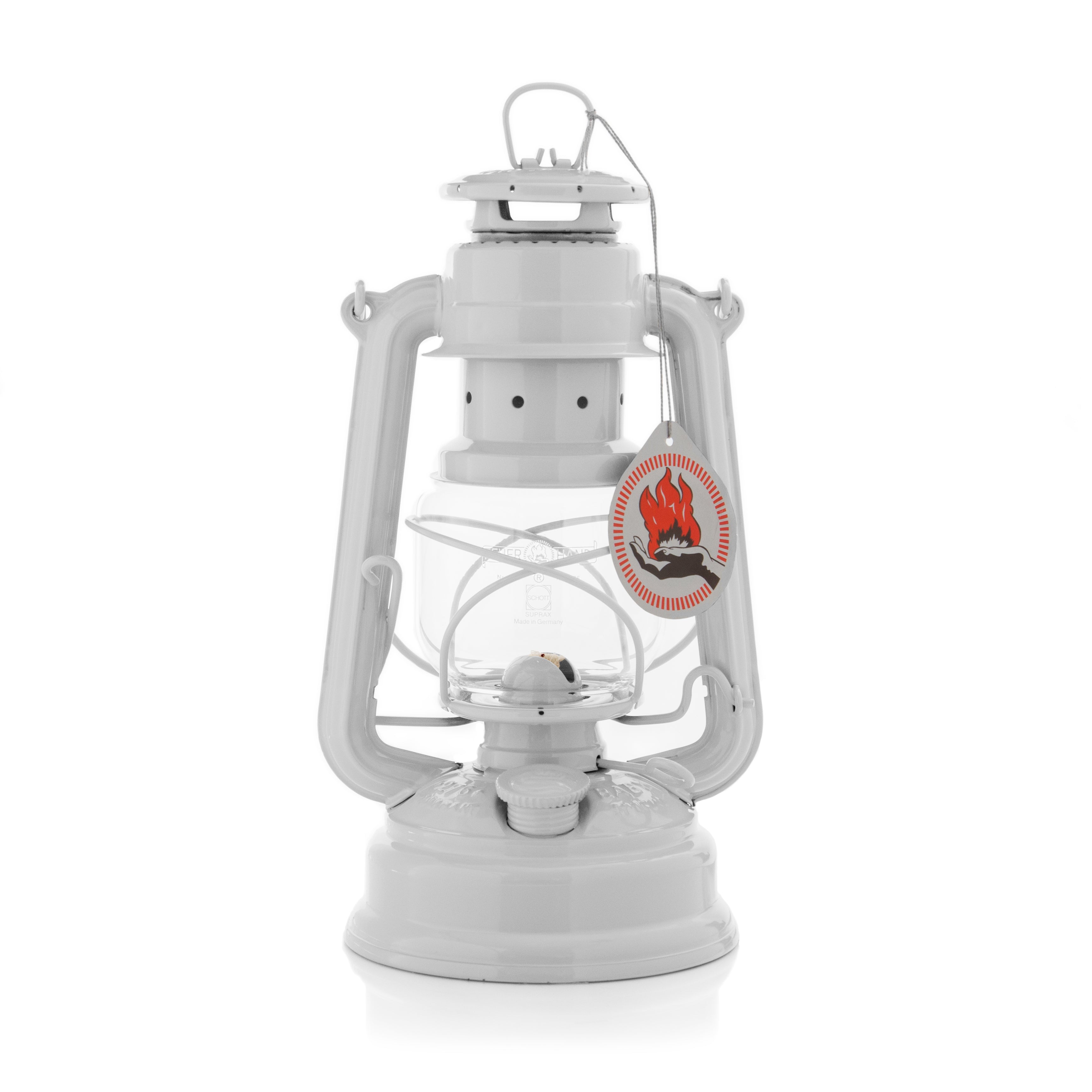 Feuerhand Stormlamp/Olielamp 276 Wit Vuurbak.