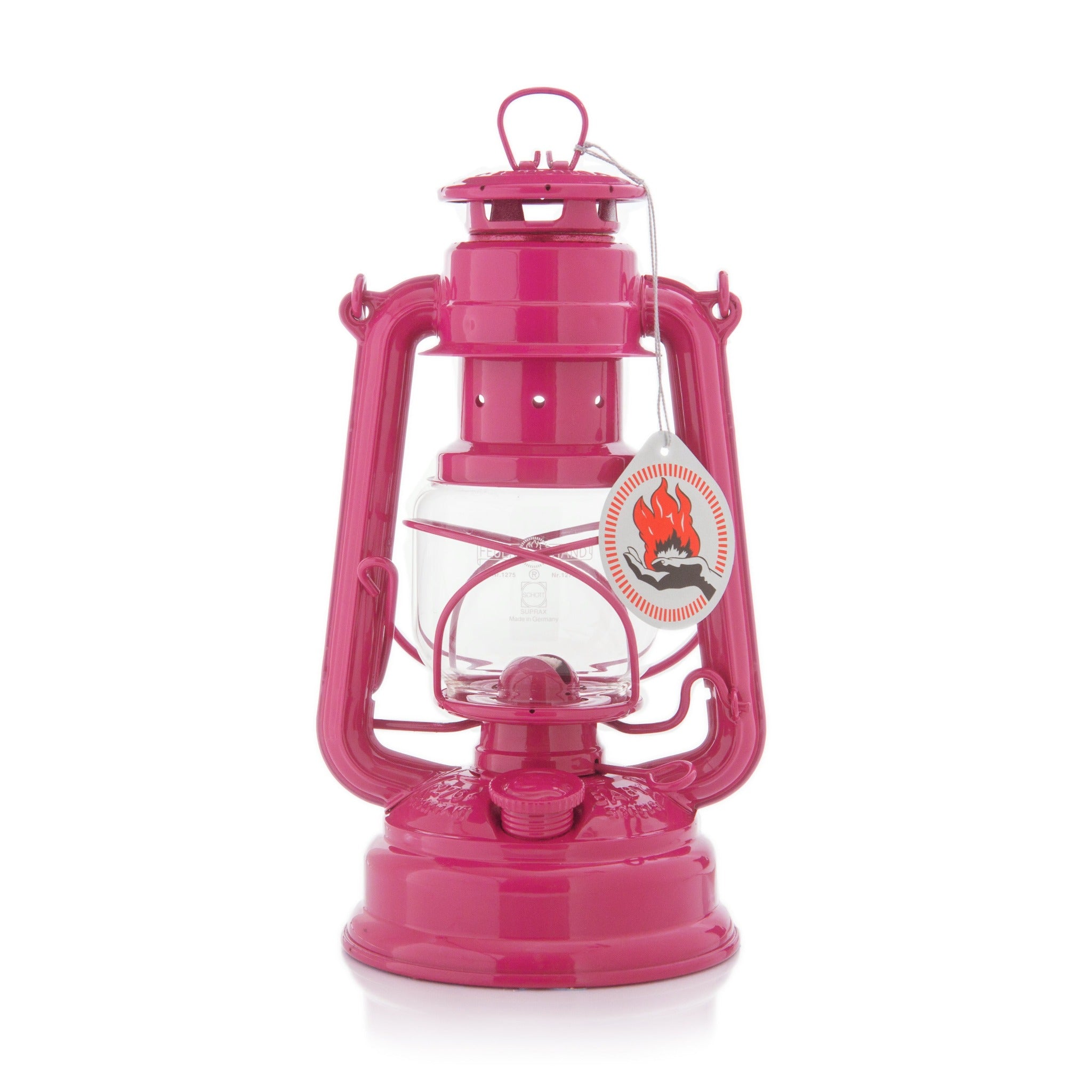 Feuerhand Stormlamp/Olielamp 276 Magenta Roze Vuurbak.