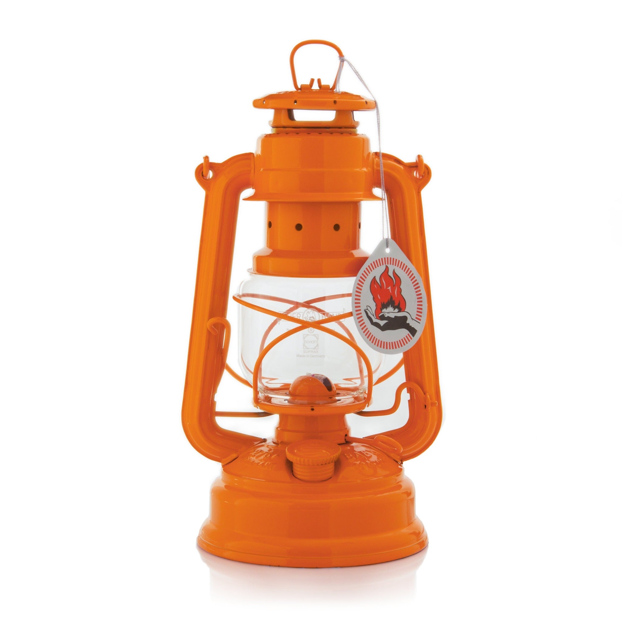 Feuerhand Stormlamp/Olielamp 276 Oranje Vuurbak.