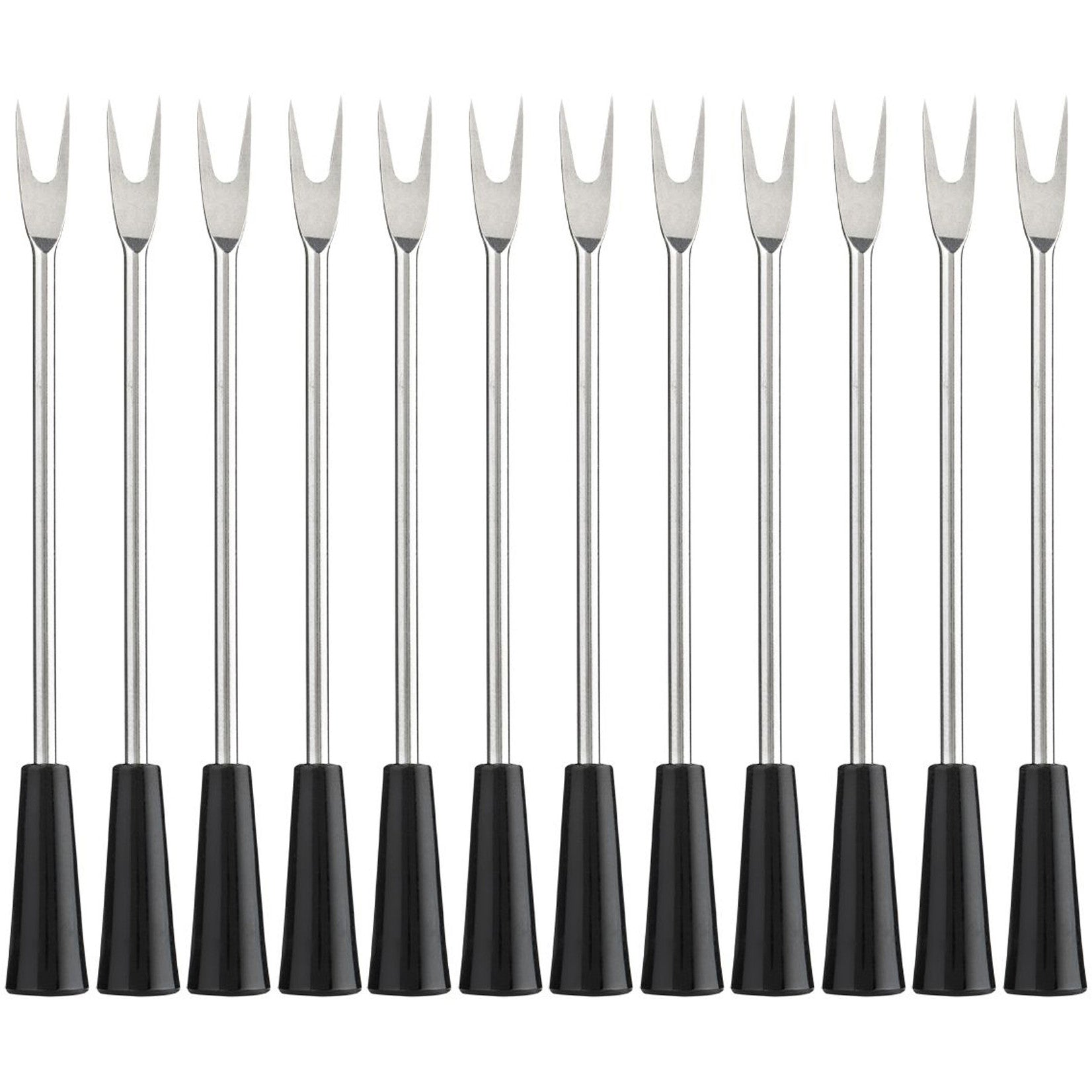 Laguiole Style de Vie pinchos zwart 12-delig Vuurbak.