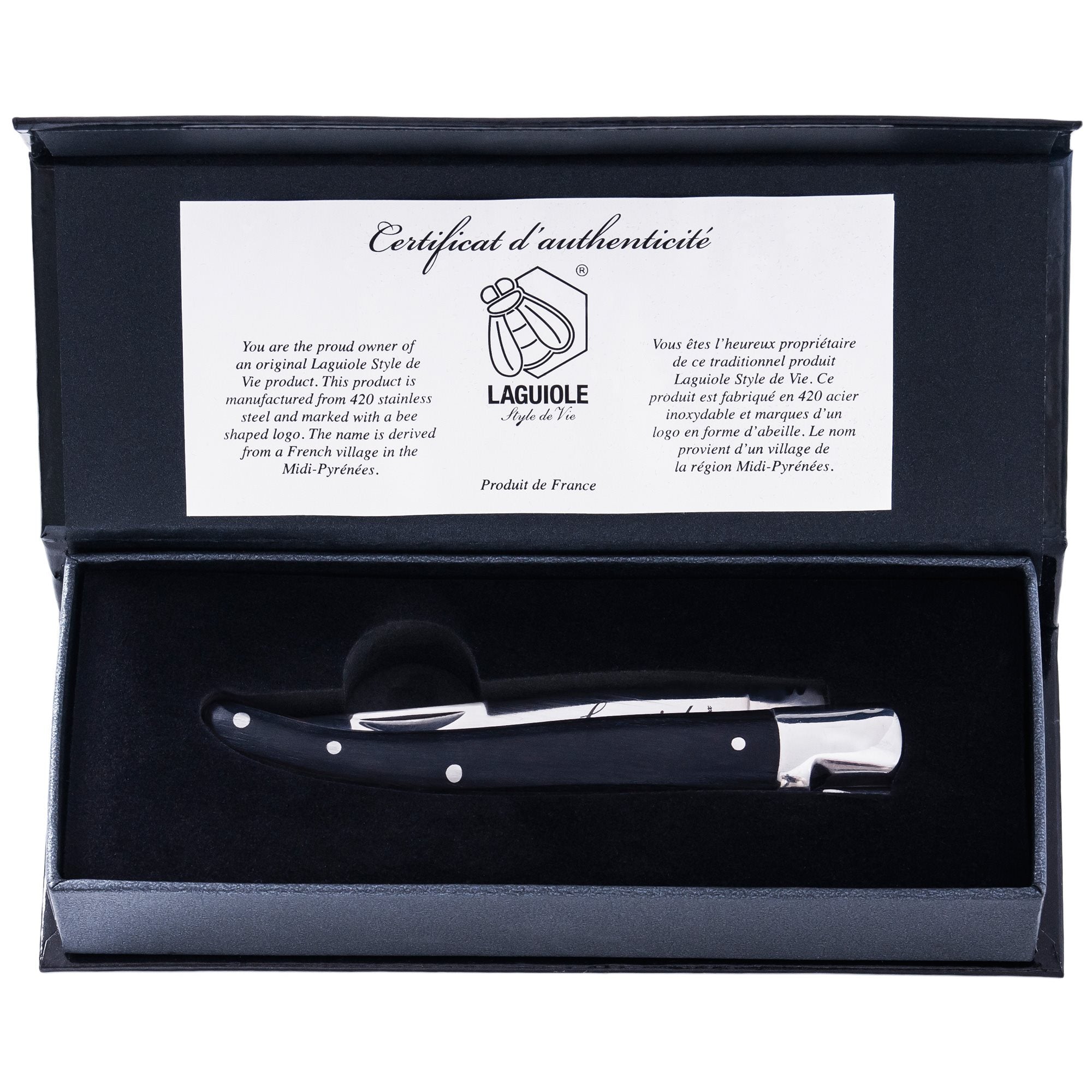 Style de Vie Laguiole zakmes Vuurbak.