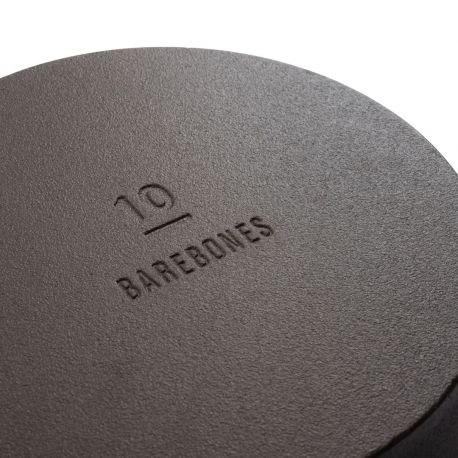 Barebones All-In-One Cast Iron Skillet met deksel. 15 of 25 cm diameter. Vuurbak.