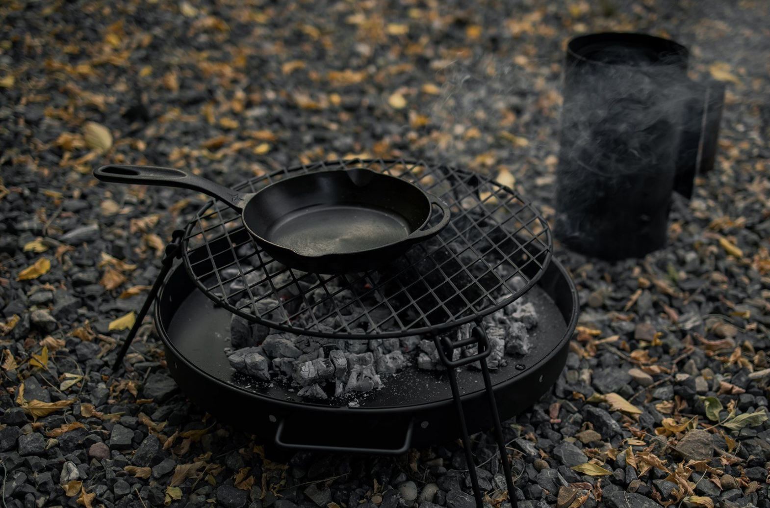 Barebones Heavy Duty fire pit Grill Grate rond Vuurbak.