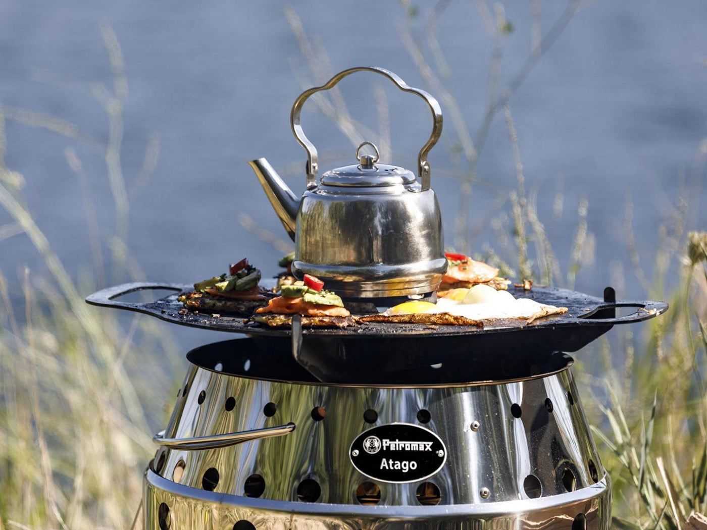 Petromax Atago grillplaat Vuurbak.
