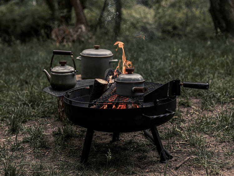 Barebones Cowboy grill systeem Vuurbak.