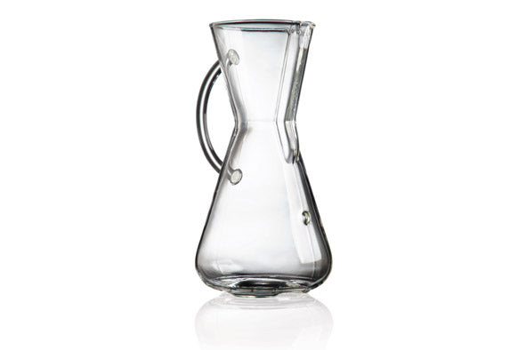 Chemex Glasshandle . Tot 3 cup. Vuurbak.