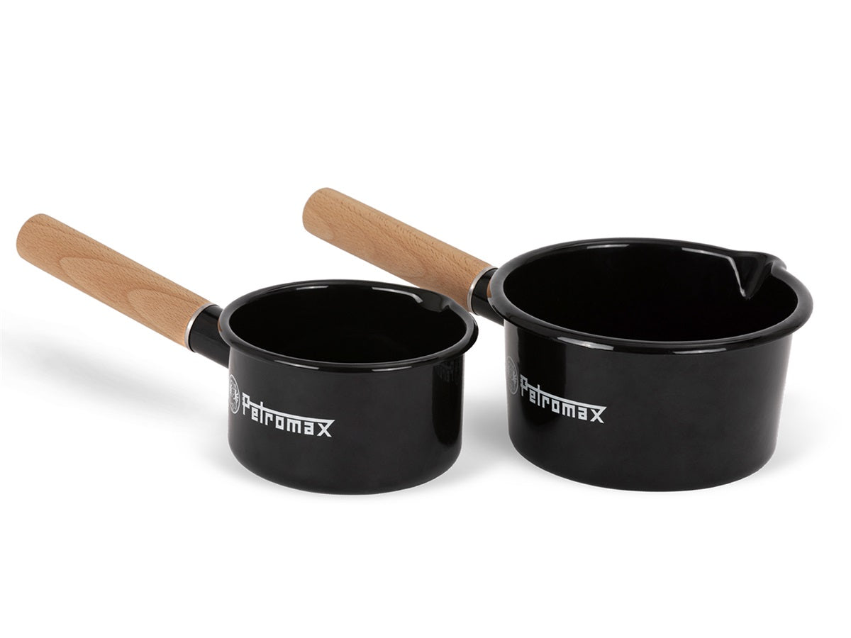 Petromax Emaille Pan Zwart 1 liter Vuurbak.