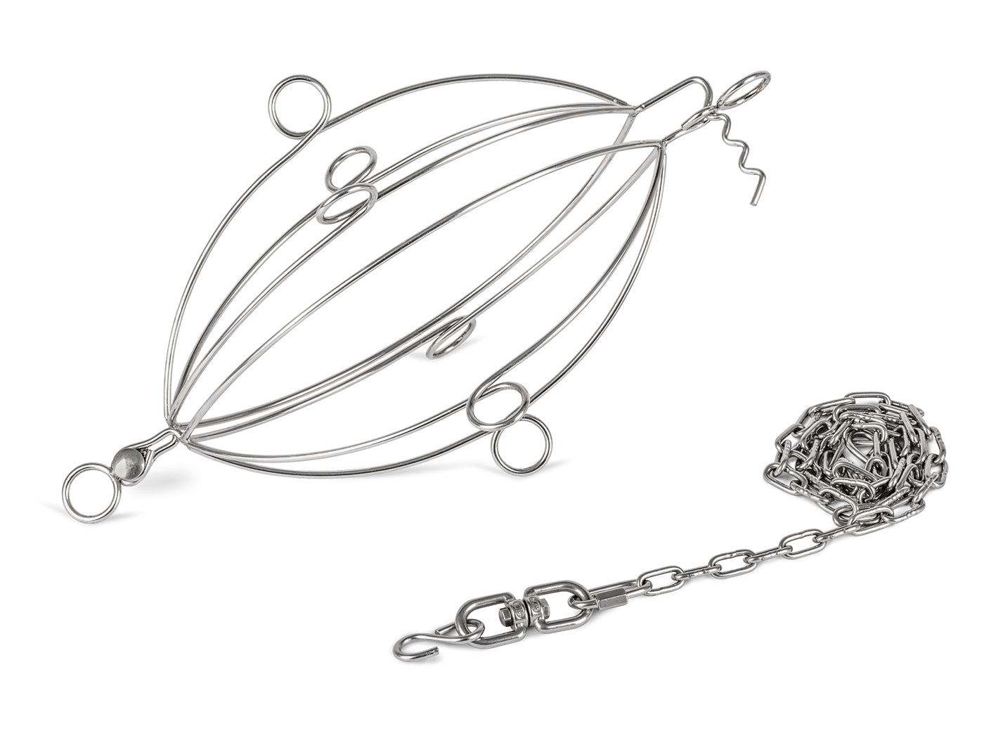 Petromax gevogelte Grillmand voor de driepoot -vuurbrug Vuurbak.