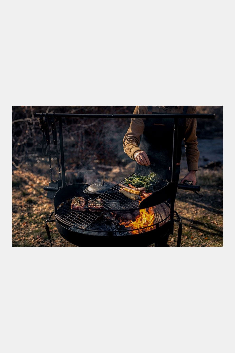 Barebones Cowboy grill systeem XLarge Vuurbak.