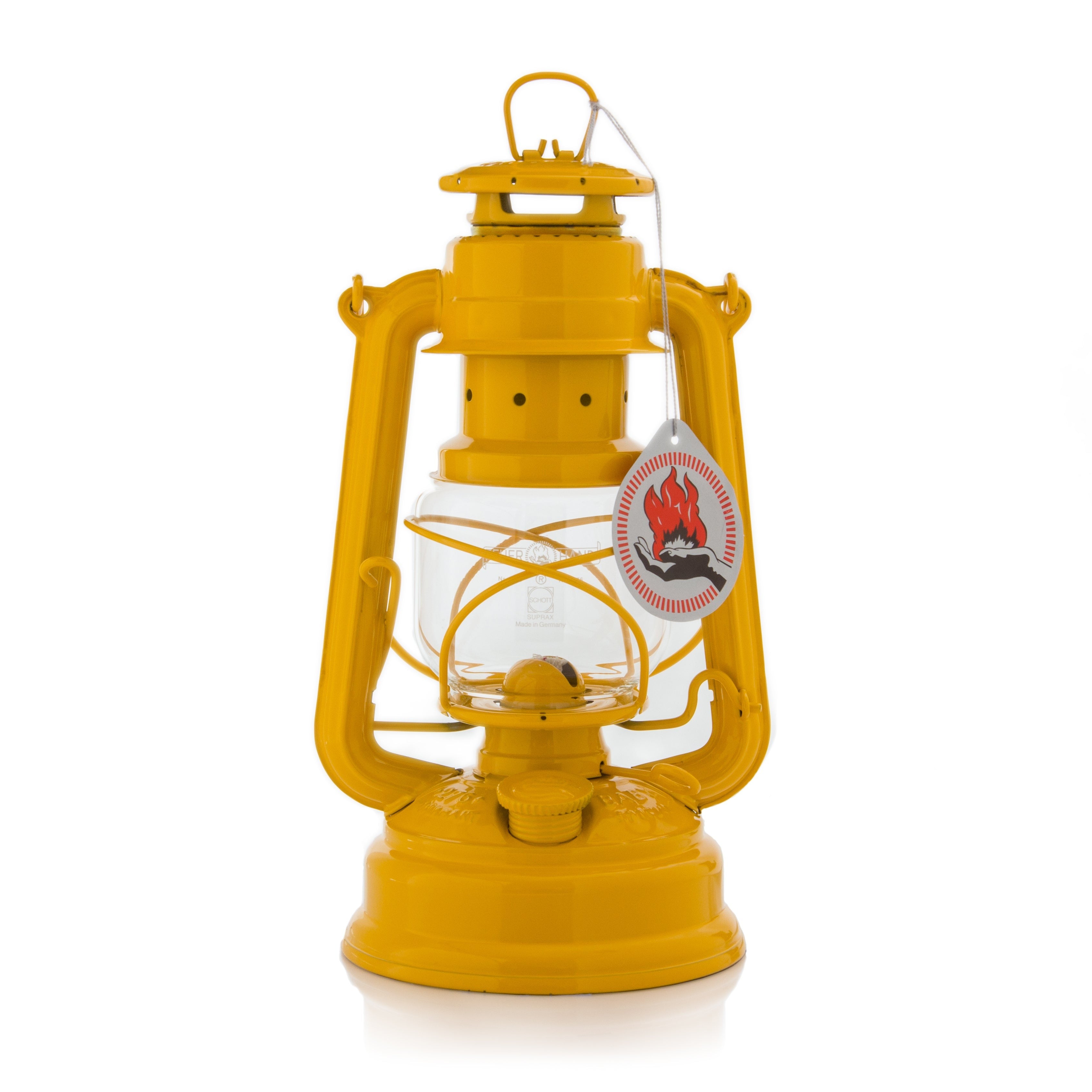 Feuerhand Stormlamp/Olielamp 276 Geel Vuurbak.