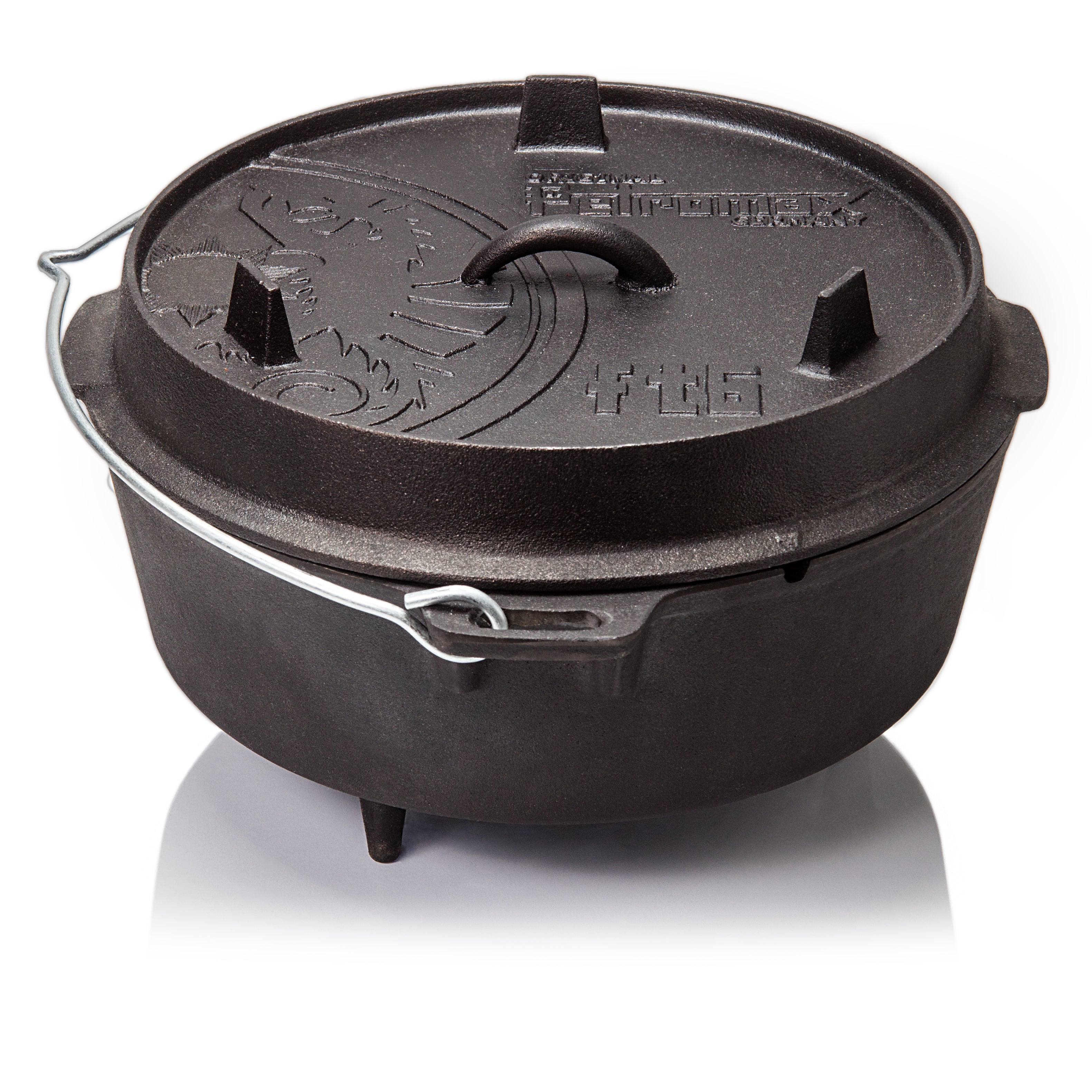 Petromax Dutch Oven ft6 met pootjes Vuurbak.