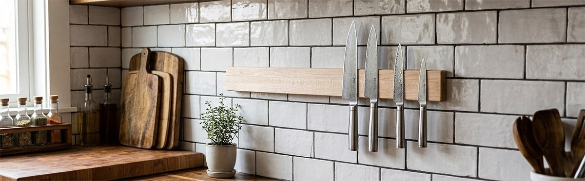 Beste houten Magnetische Messenhouder van Vuurbak: Stijlen voor luxe keukenorganisatie in 2026