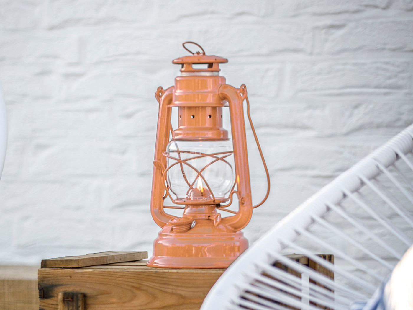 Feuerhand Stormlamp 276 Soft Peach