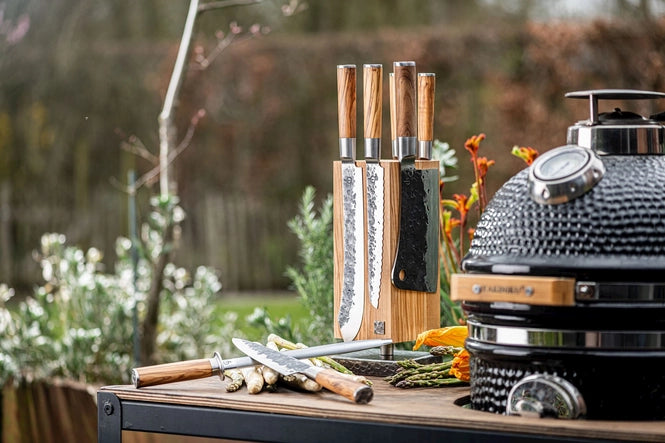 Forged Magnetisch messenblok roterend (olive)