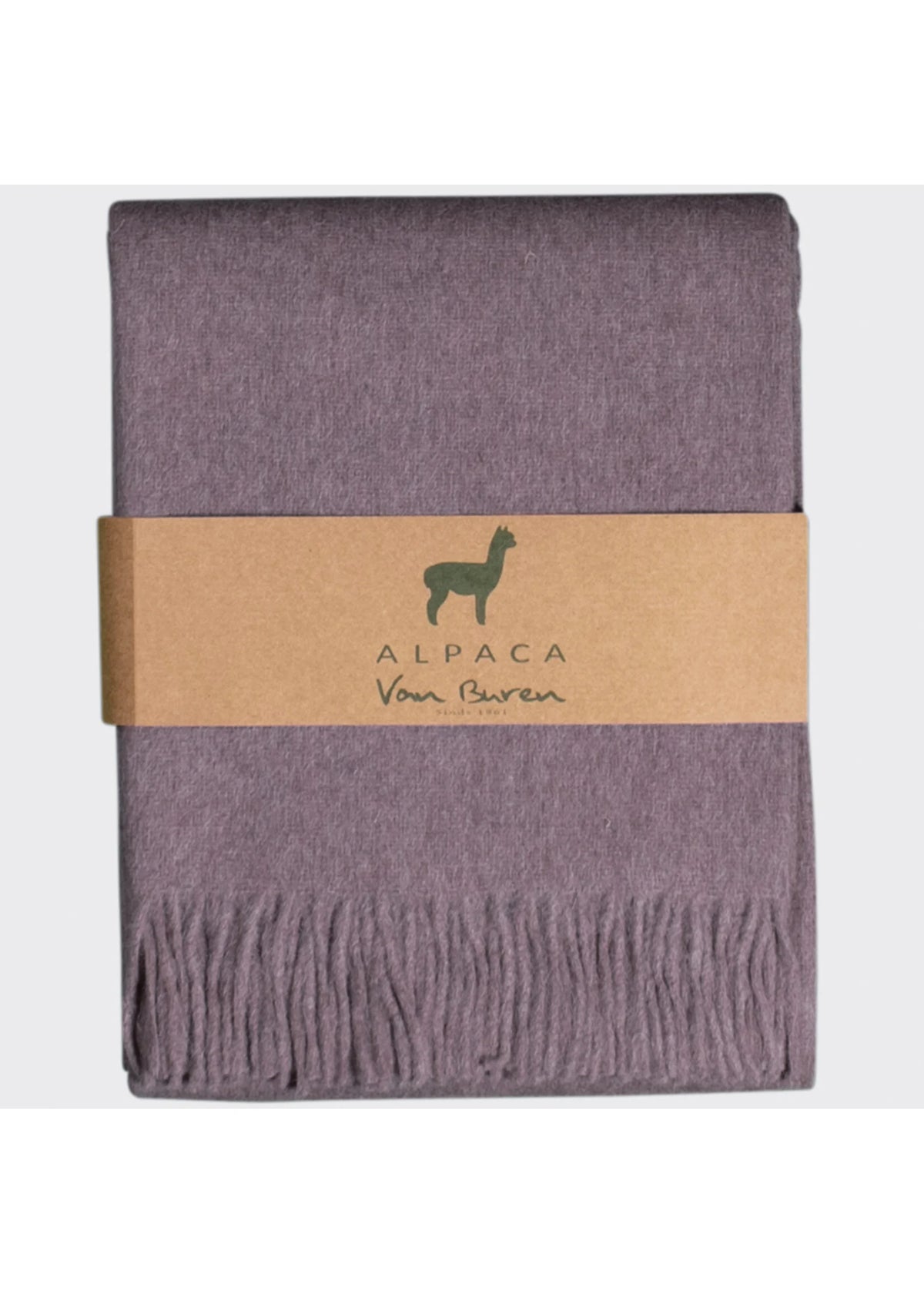 Van buren Alpaca plaid paars (Nieuwe kleur)