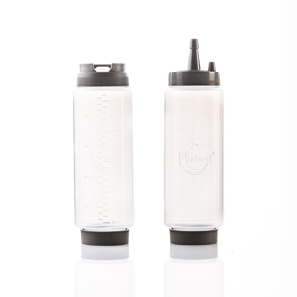 Plate-it Garneerflessen 2-delige set  500 ml