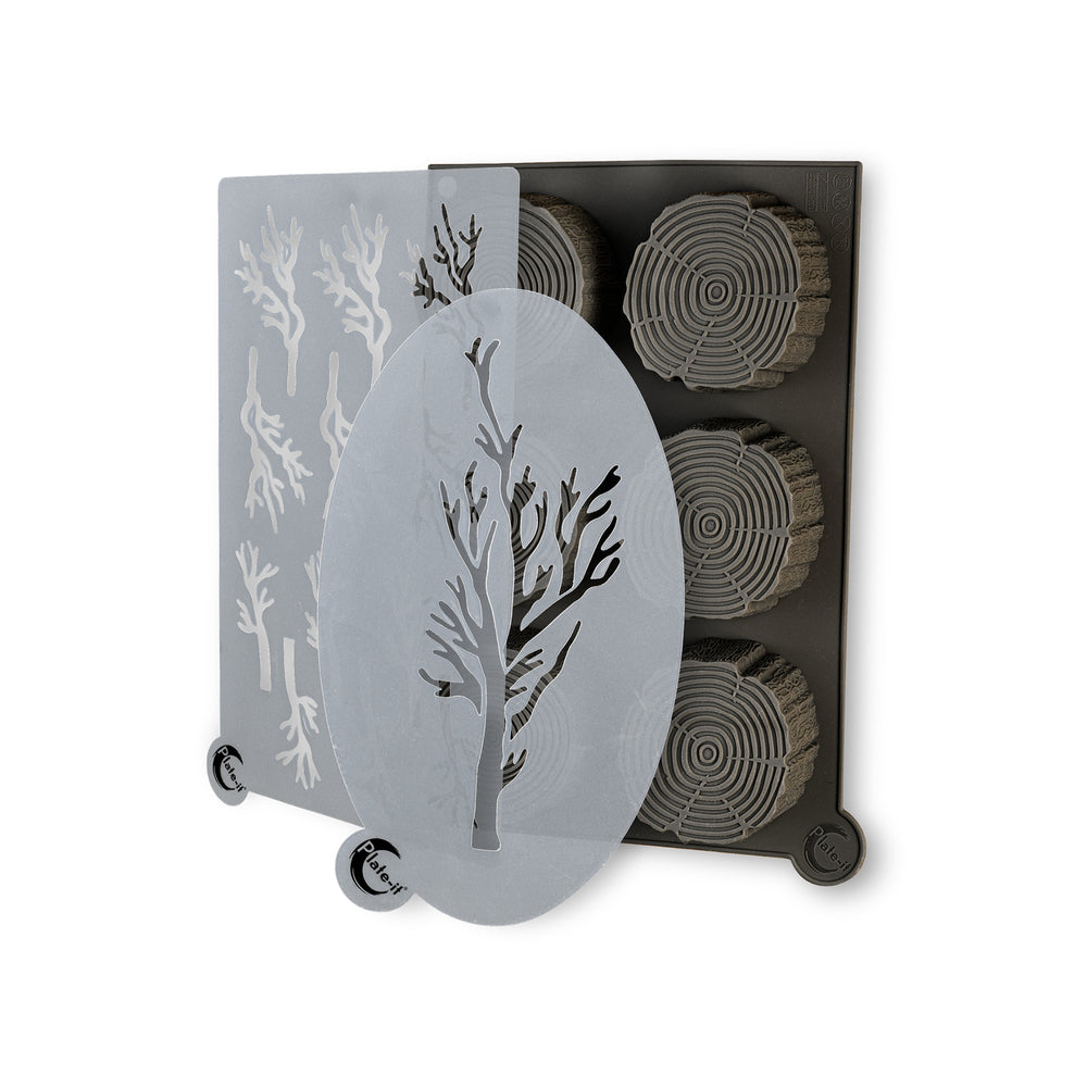 Plate-it Garneermallen Wood 3-delige set