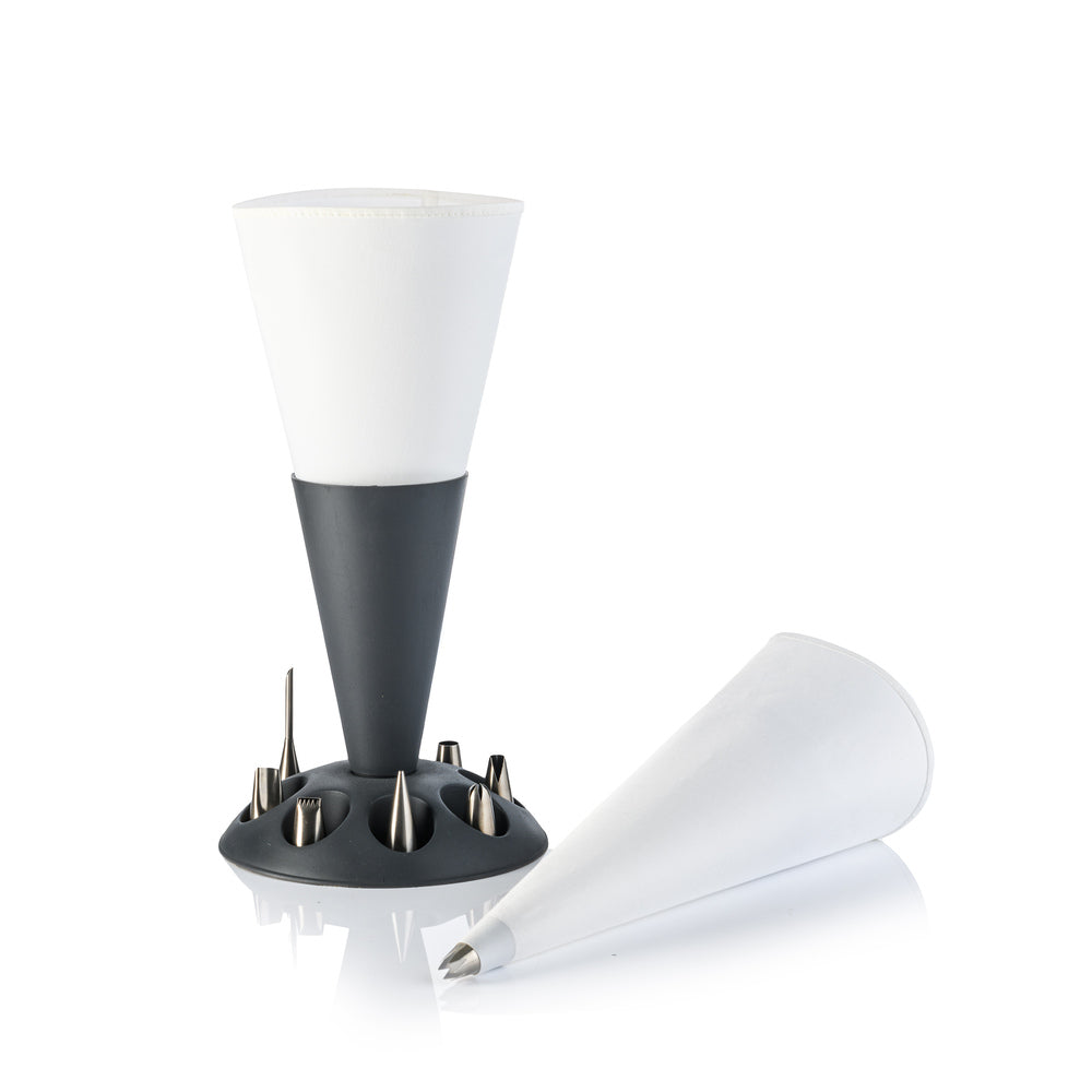 Plate-it  bake it Spuitzakhouder Incl. accessoires 11-delige set