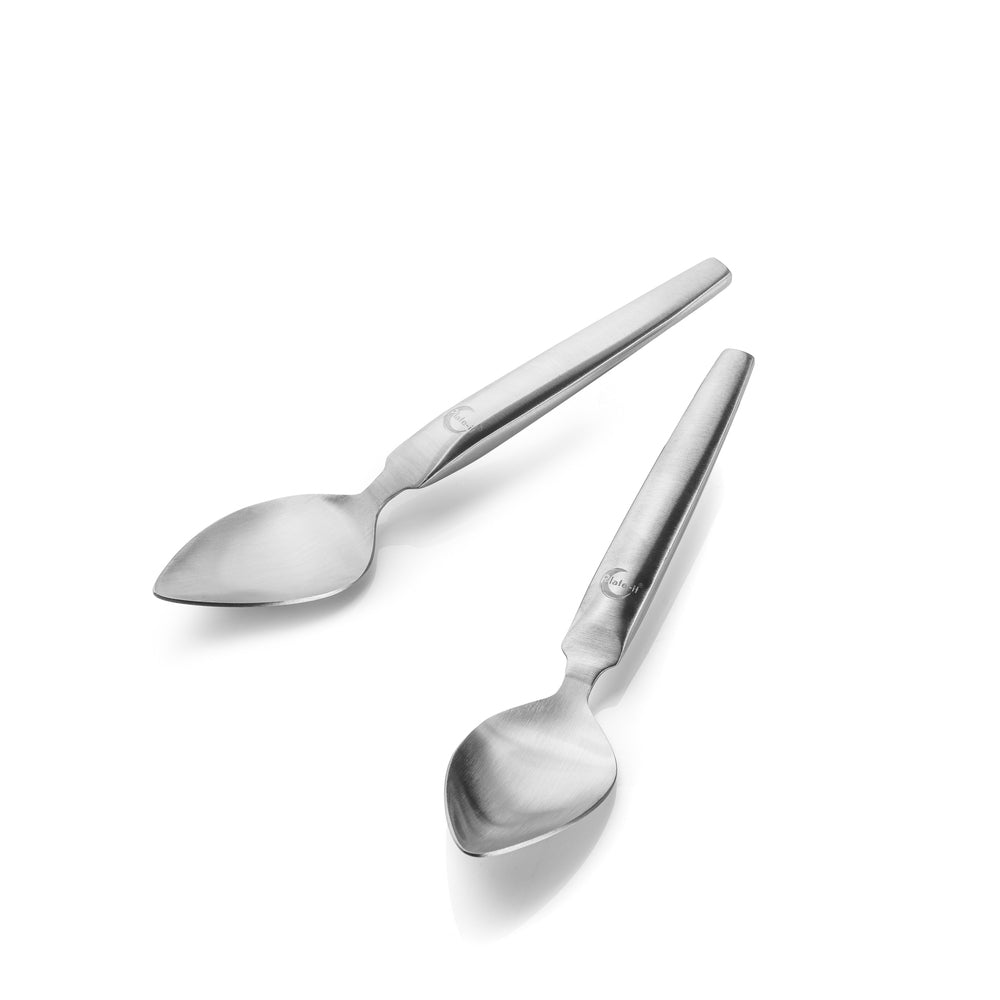 Plate-it Quenelle lepels Large 2-delige set